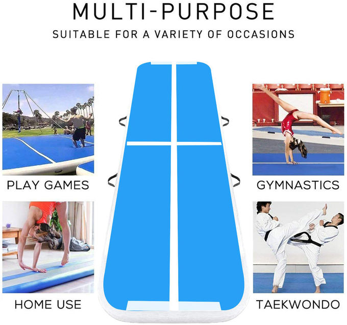 33ft Cheerleading Inflatable Tumbling Air Mats For Gymnastics