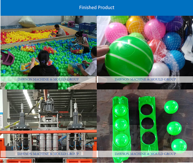 Small Size Plastic Pe Ldpe Pvc Hdpe Toy Christmas Children Ocean Sea Ball Extrusion Blow Molding Make Produce Machine