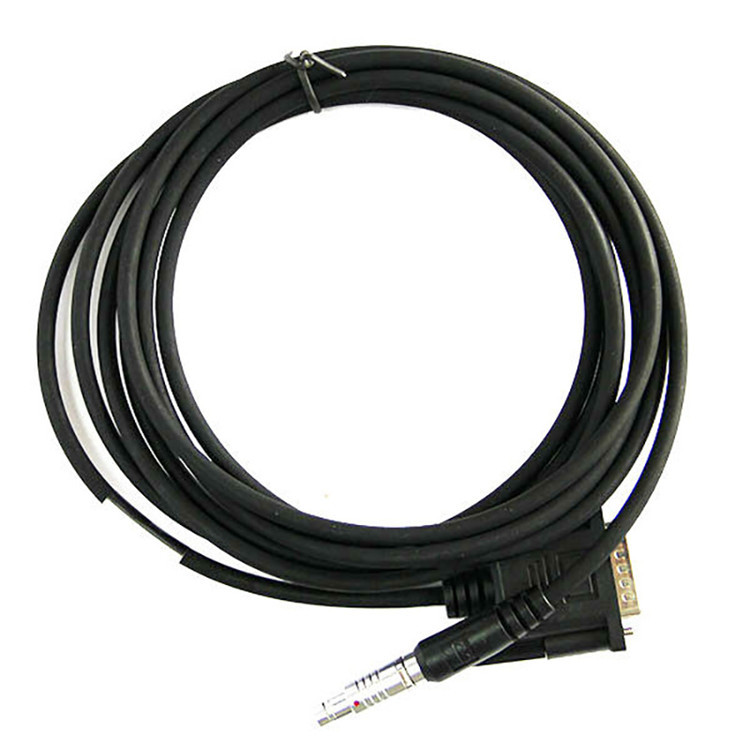1.8m Topcon Data Cable Trl-35 Small 7 Pin To 15 Pin Connect Gps To Radio