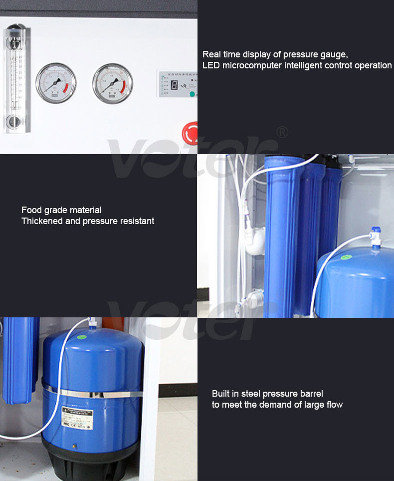 250 LPH 500 LPH RO Water Reverse Osmosis Water Treatment Plant Equipment