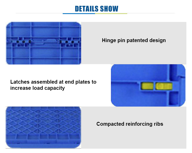 wholesale plastic storage containers for dolly moving plastic pallet crate
