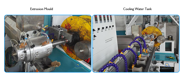 75rpm Steel Reinforced PVC Hose Making Machine With 38CrMoAlA Screw Material