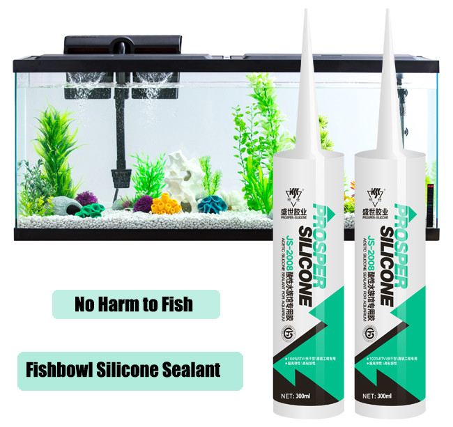 Strong Adhesion Aquarium Silicone Sealant Harmless To Fish And Plants