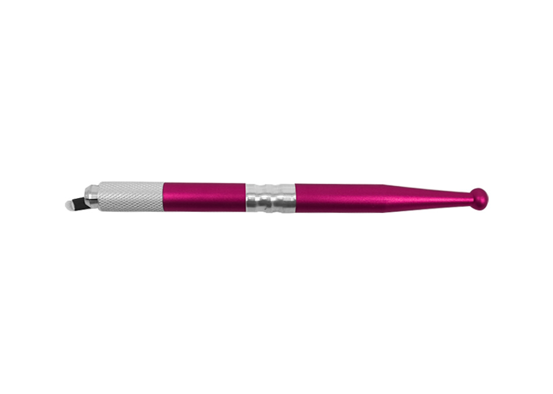 Copper Manual Eyebrow Microblading Tattoo Pens With Lock Pin Tech