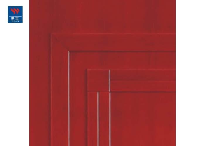 Interior Fireproof Solid Wood Door Single carved Fire Rated Wood Door Fire Door