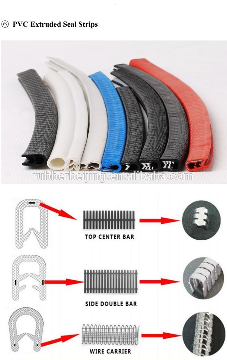 Flexible PVC TPE TPV Weatherstrip Gap Insert Rubber Gasket for Wooden Door Window Seal