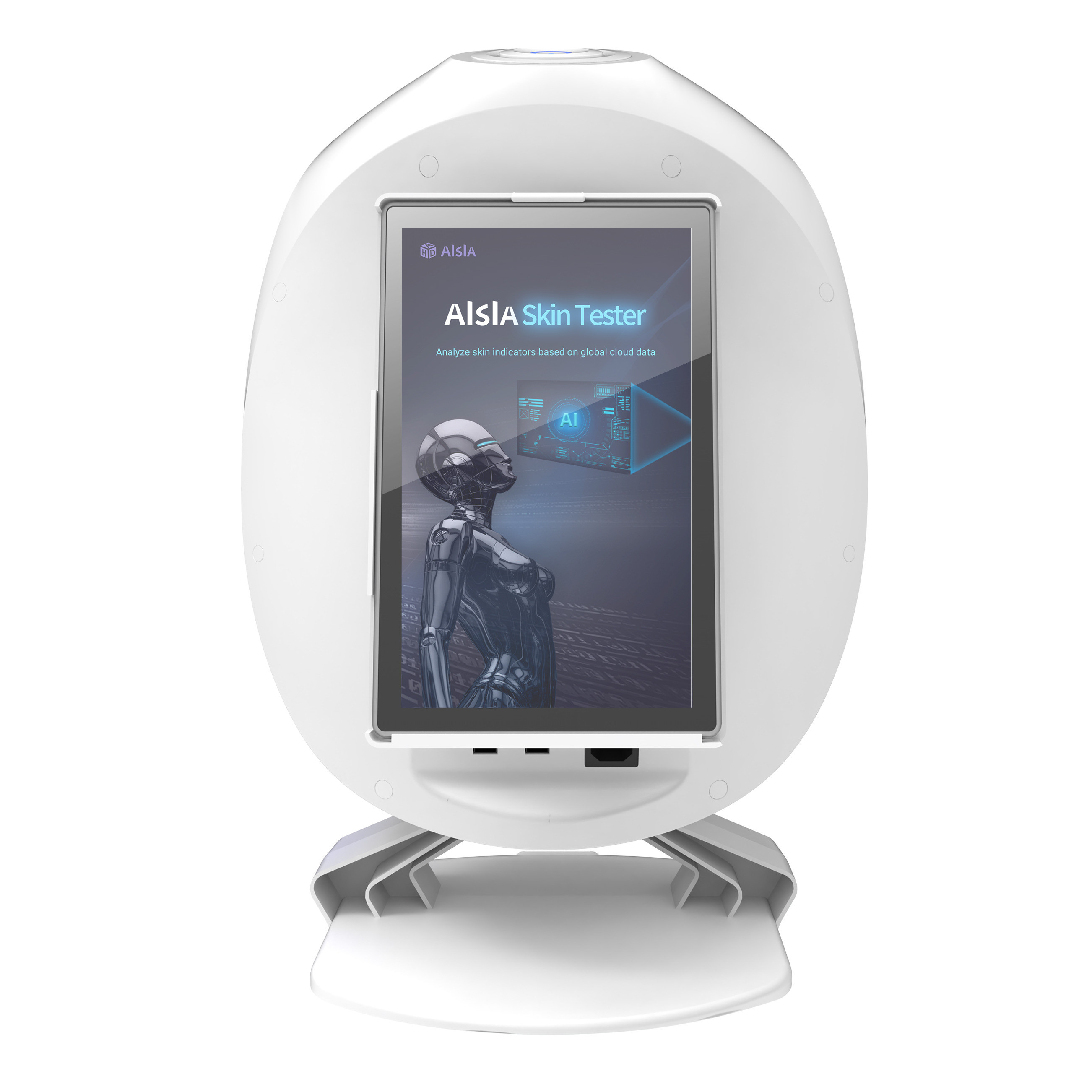 7200K Skin Analysis Machine Portable With 2X Magnifier 12 Problem Detection