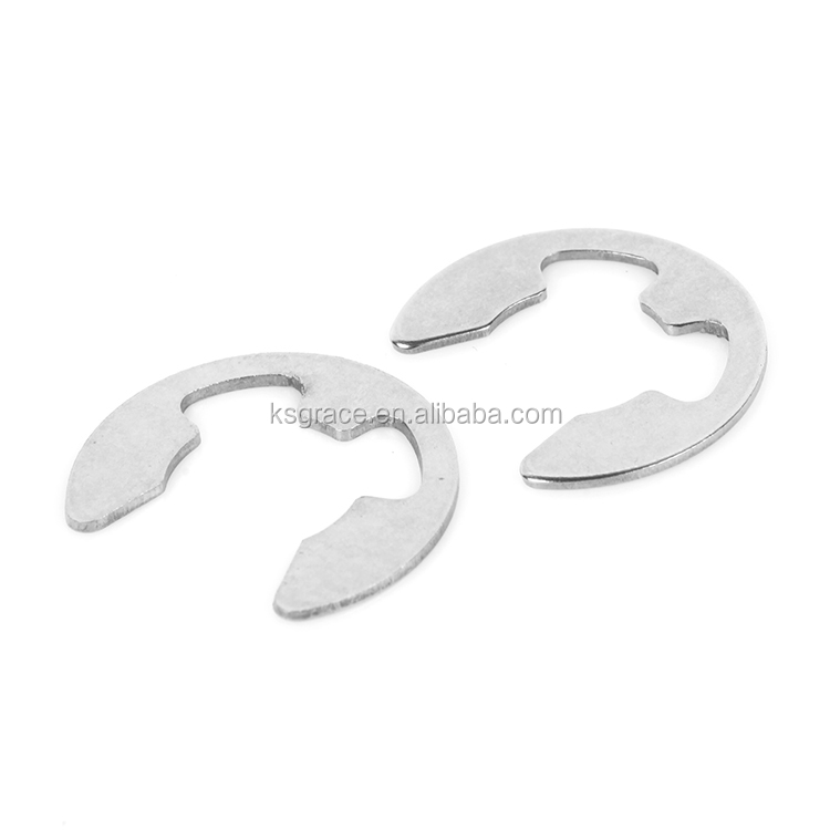 DIN6799 Stainless Steel E Circlip Retaining Washers For Shafts E-Clip Lock Washer