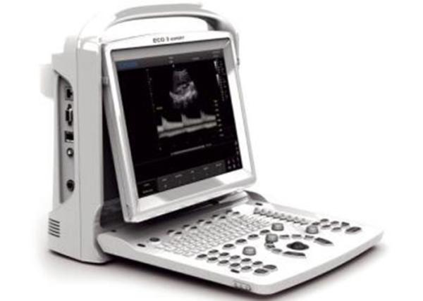 Black And White Mobile Ultrasound Scanner , Trolley Optional Portable Ultrasound