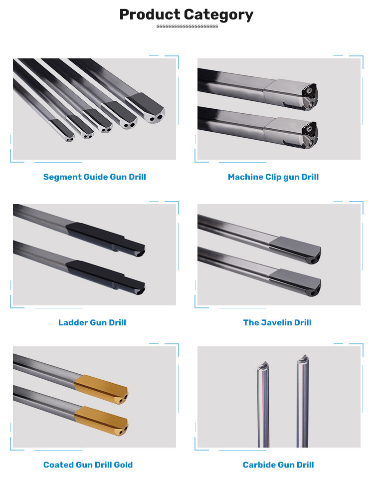 Custom Single-Fluted Deep Hole Gun Drills with Brazed Carbide Head