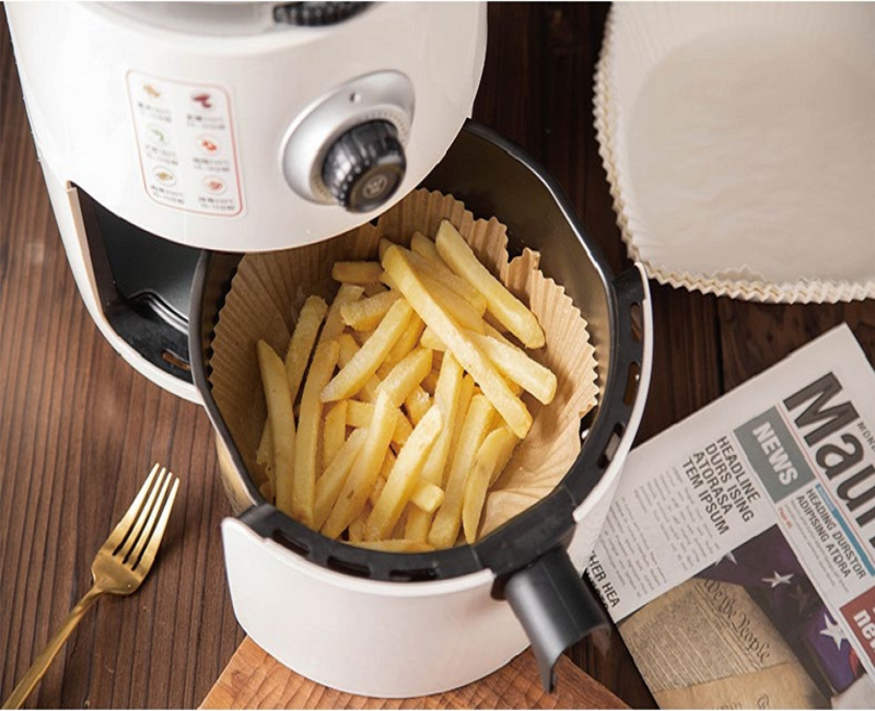Cooking Disposable Square Air Fryer Parchment Paper Non Stick Waterproof