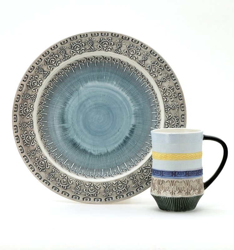 Italian Plates Sets Dinnerware Ceramic Serving Plates Handpainted Personalized Dinner Plates Ceramic