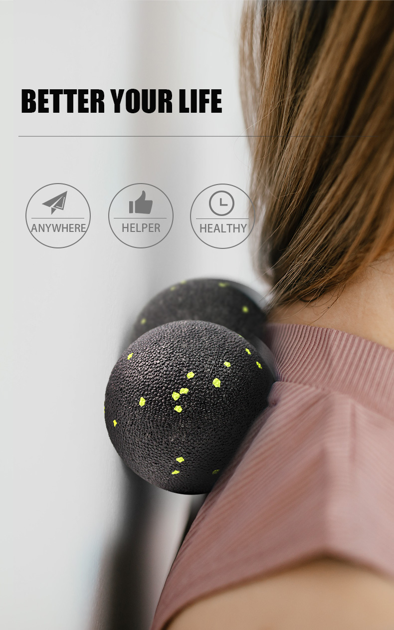Nonslip 9.4in Massage Balls And Rollers Anti Burst Gymnastic Ball Rolling Muscles