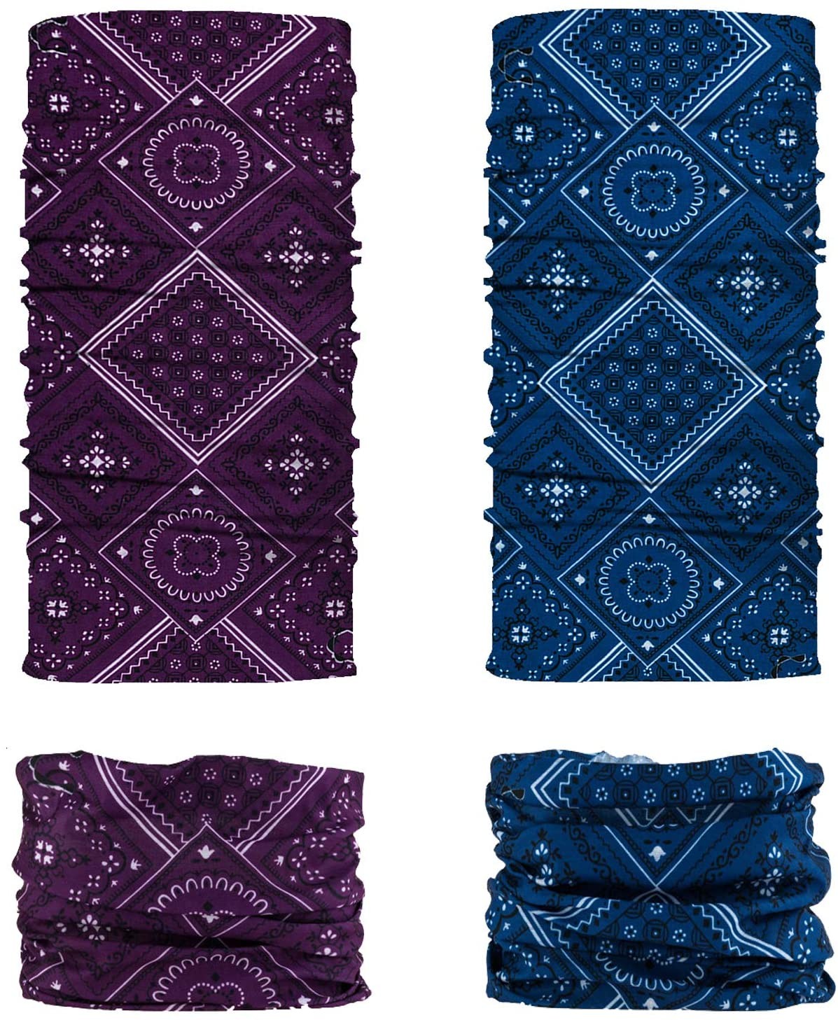 Seamless Multifuntional Wrist Custom Face Shields Bandanas