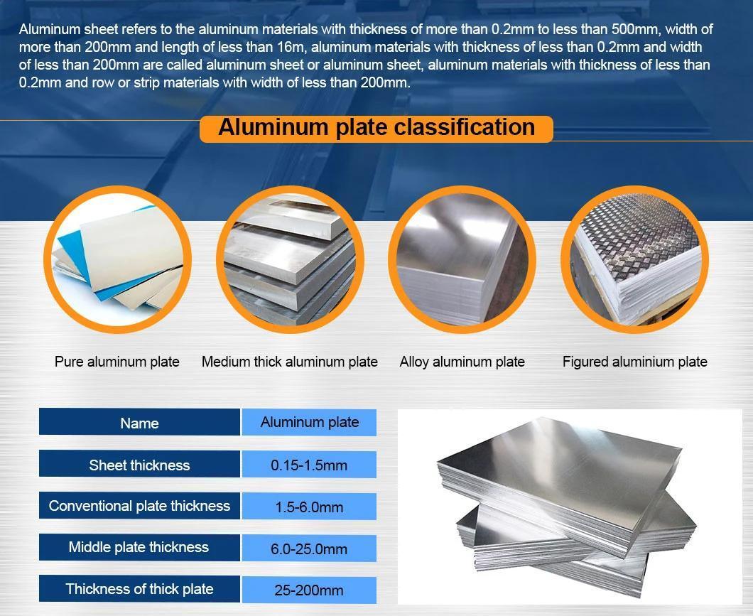 Aluminium Sheet Manufacturers 1050 1060 1100 3003 5083 6061 Alloy Aluminum Plates on Sale