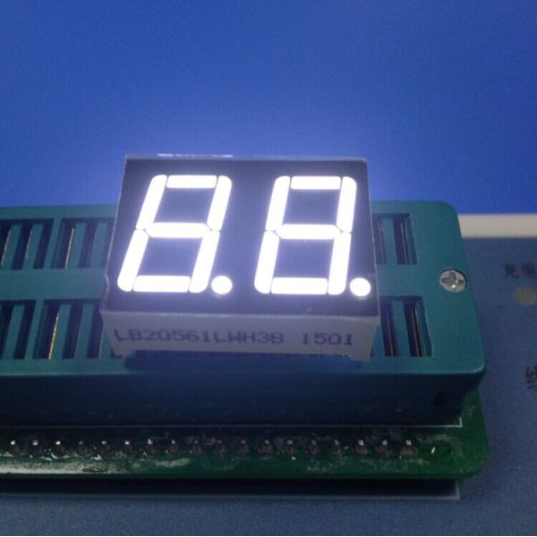 Two Digit Alphanumeric Seven Segment Display Common Anode For Intrument Panel Manufactures