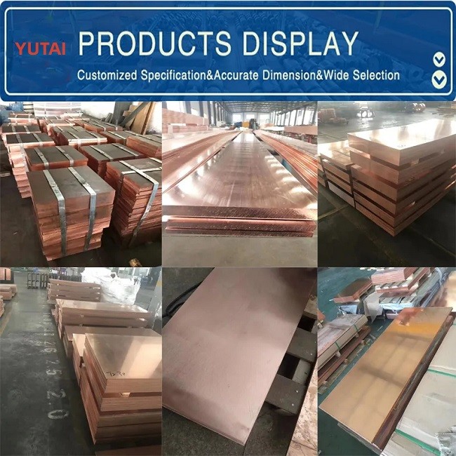 High Precision 110 Copper Sheet Support Customization