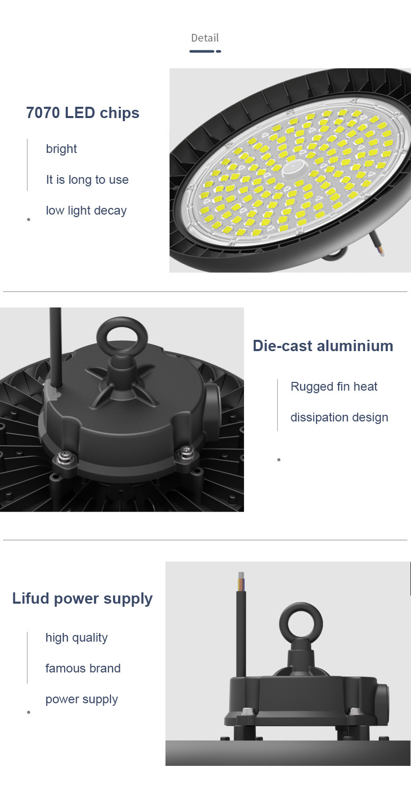 Workshop Led UFO High Bay Light Led High Bay Garage Lights 200w 150w 100w