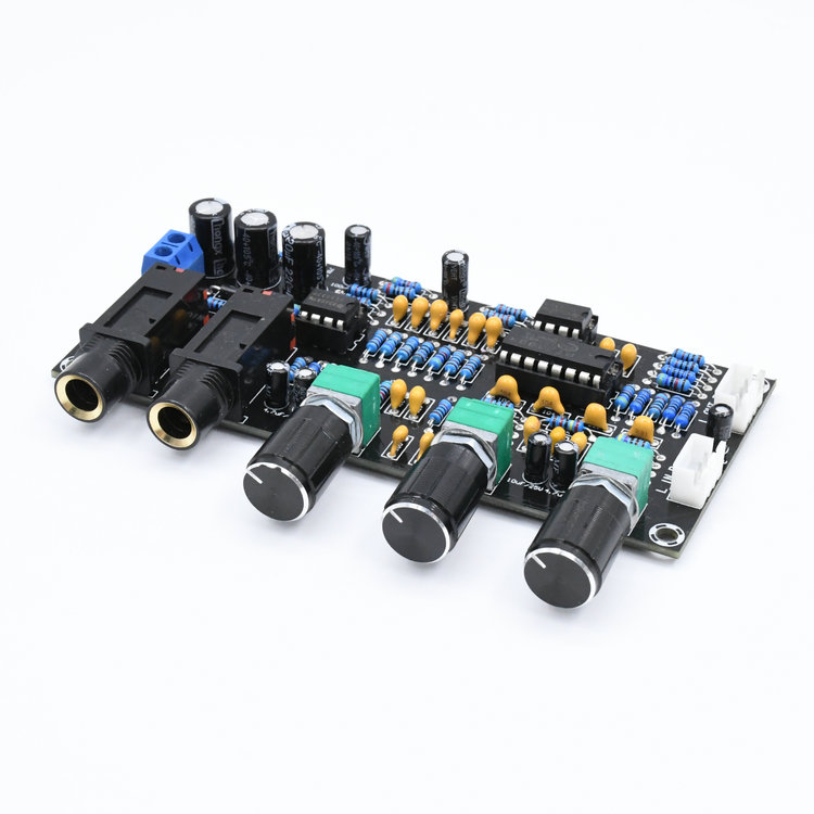 PT2399 Digital Microphone Amplifier Board NE5532 Tone Board Reverberation Karaoke OK Reverb Amplifier XH-M273