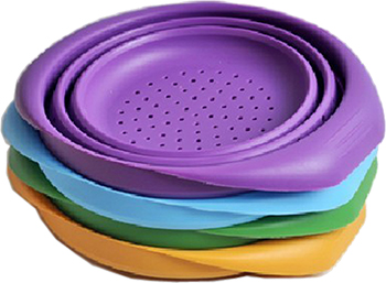 Silicone manufacturer Silicone Kitchen ware Foldaway silicone steamer SK-005