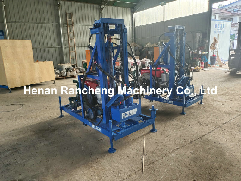 High Performance Portable Water Well Drilling Rig 150m Depth & 450mm Borehole Diameter
