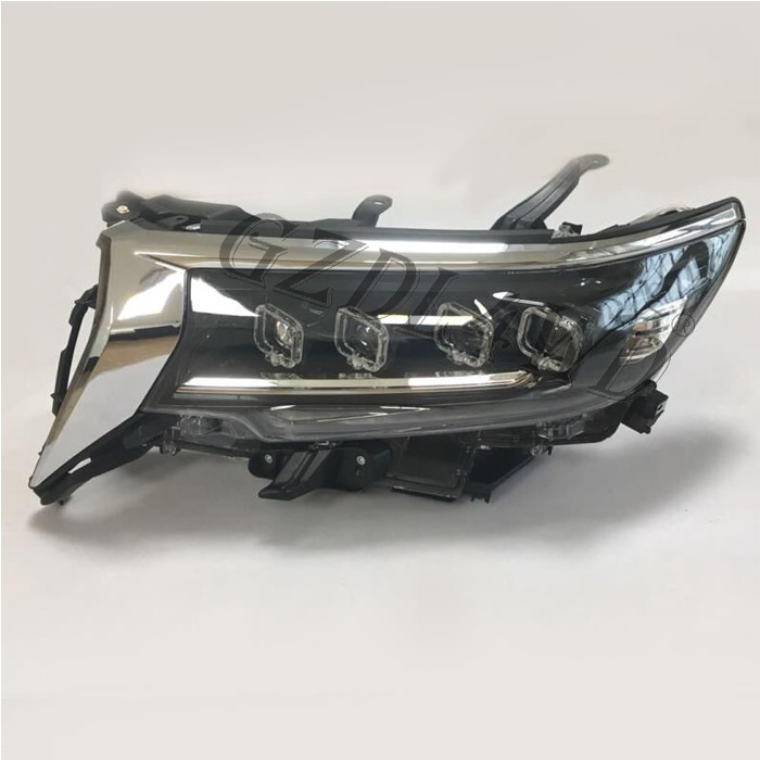 RGB Angel Eye LED Headlights For Toyota Land Cruiser Prado GXL PW Fj150 2018 2019