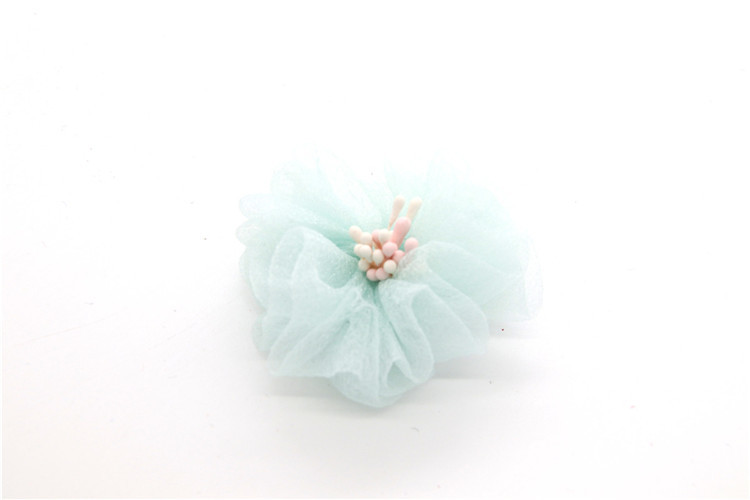 Handmade Girl Shoe Lace Flowers For Shoes / Hair / Headband SGS Certificated