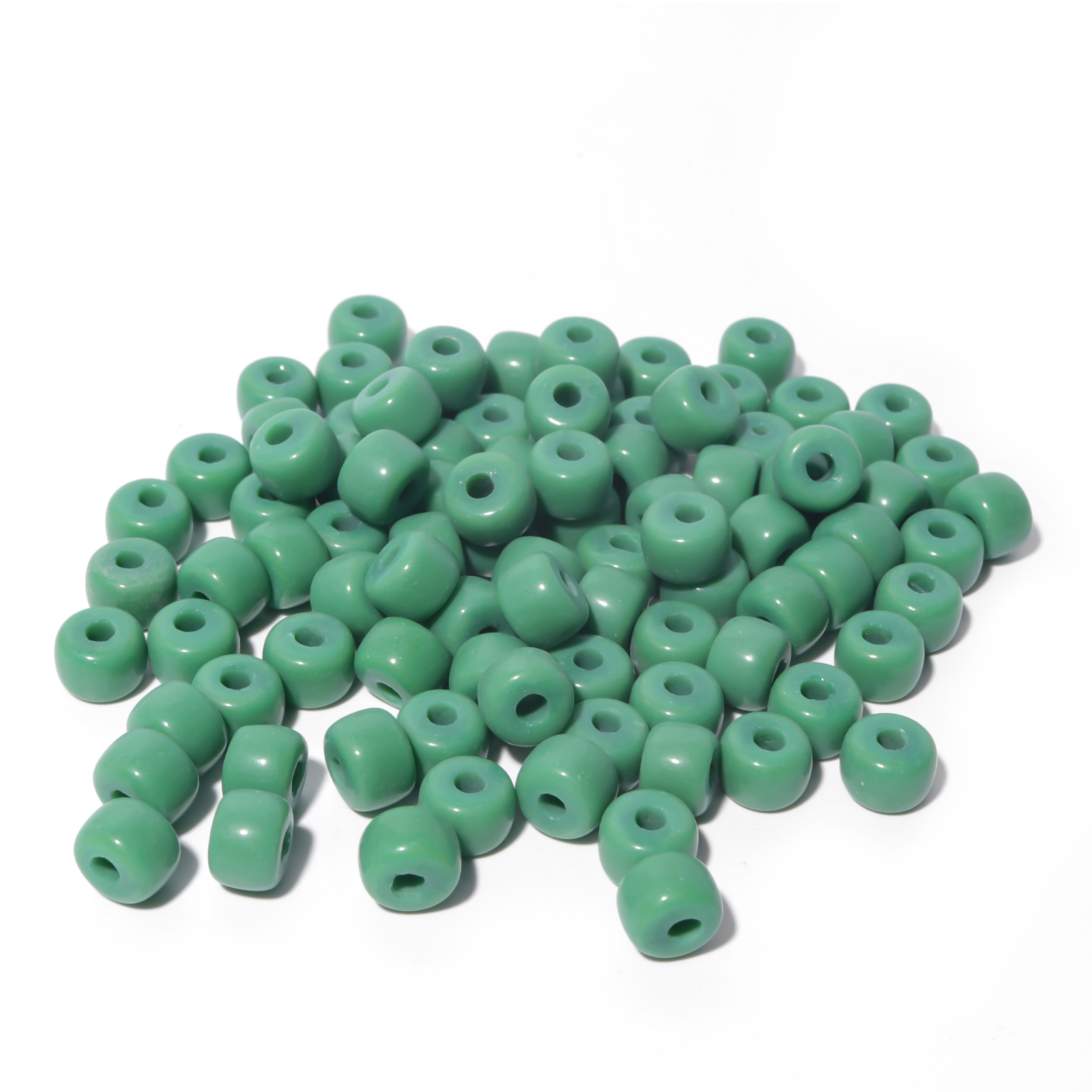 100 Colors Gemstone Forte Beads 6*8mm*2.0 Holes DIY Patterns With Rope
