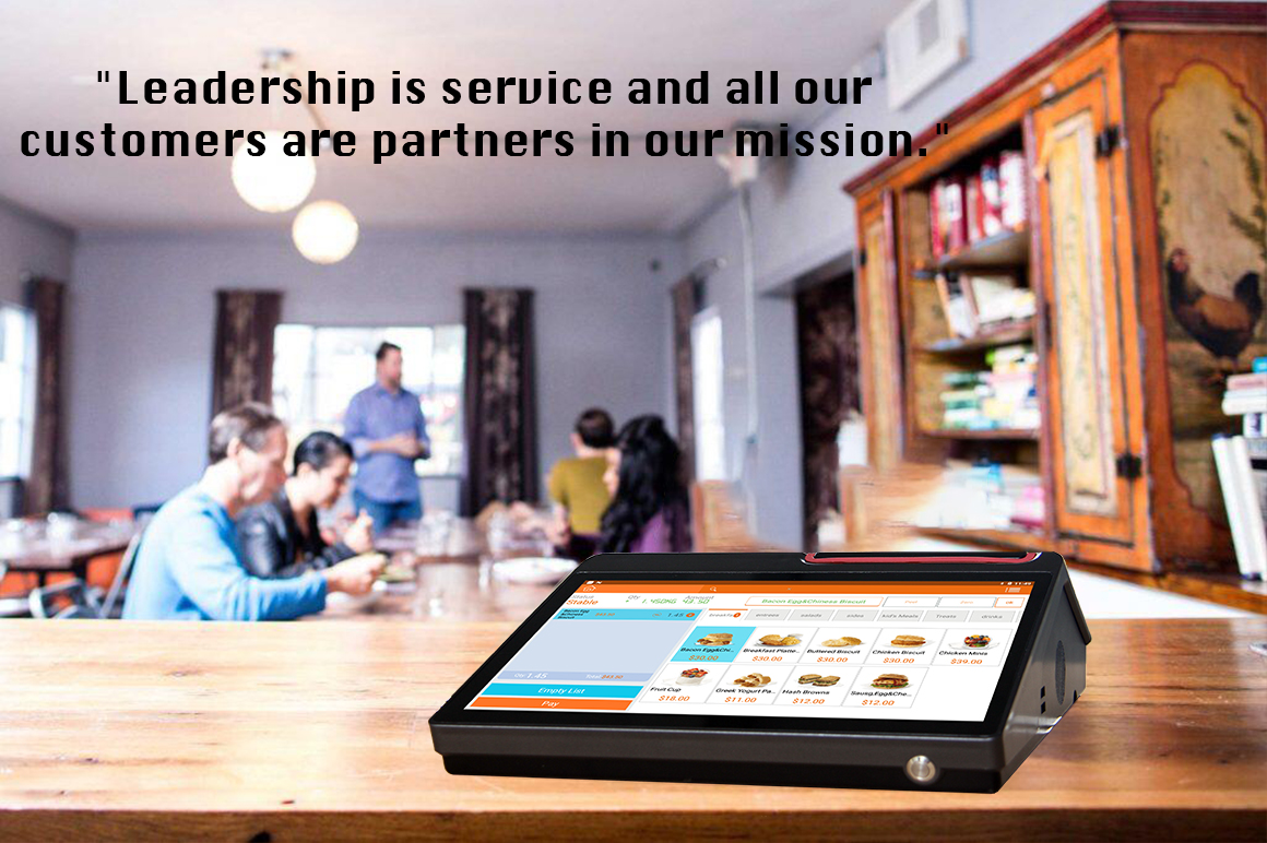 12.5 Inch HD 1080P IPS Screen POS System with Built-In Thermal Printer and Wifi BT Support
