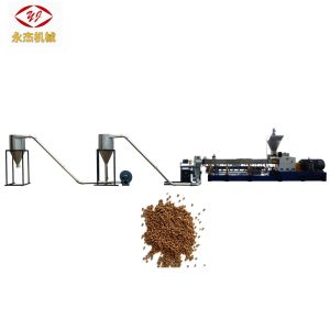 Co-rotating Twin Screw Extruder Wood Plastic Composite Production Line WPC
