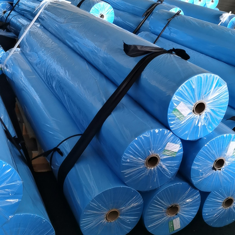Hygiene Blue Color Sms Pp Non Woven Fabric For Surgical Gown