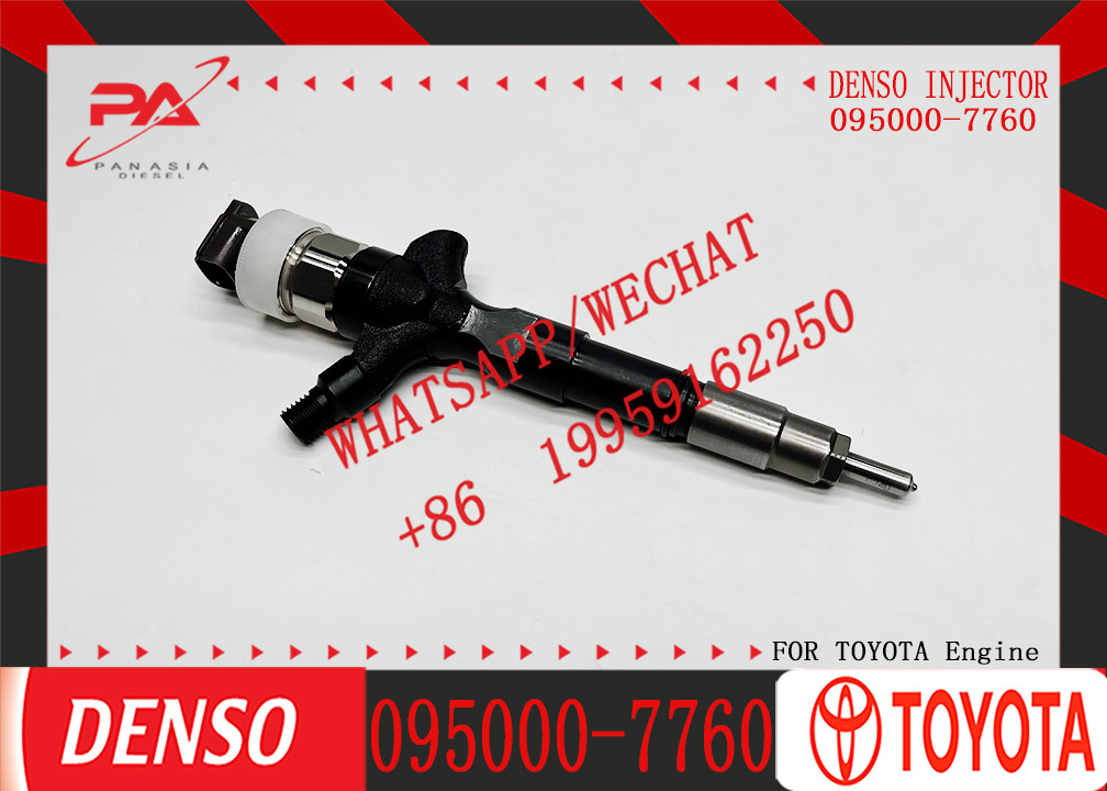 Genuine 095000-7760 095000-7761 9709500-776 23670-0L010 23670-30300 23670-39275 2kd Common Rail Injector for Toyota