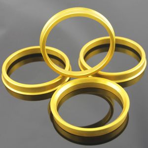  Super Thin Aliuminum CNC Custom Hub Centric Rings With Anodize Coatings OD73.0 ID65.1 Manufactures
