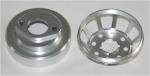 Custom CNC lathe machining AL6061-T6 part with natural color anodise finish