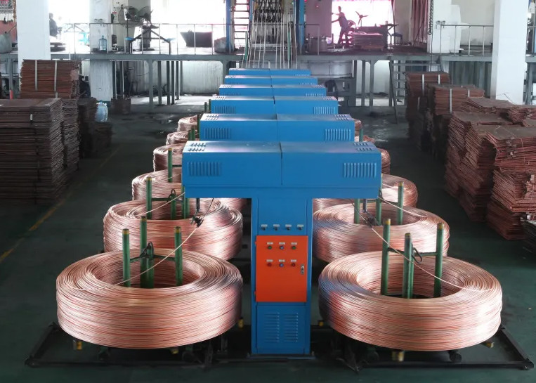 8mm Copper Wire Making Upcasting ccm Continuous Casting Equipment