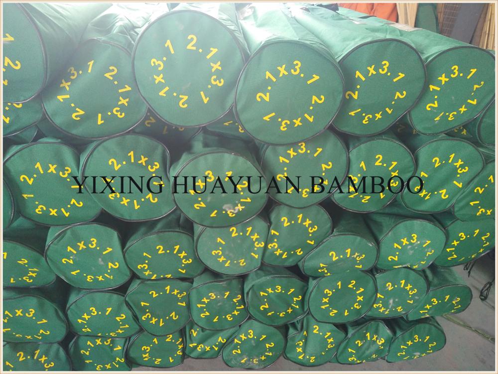 Durable Printed Bamboo Blinds High Accuracy Beautiful Pattern Bar Use