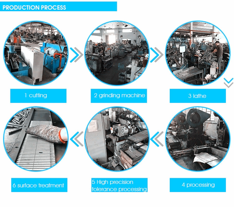OEM CNC Machining Various Materials Vertical Auger industrial Fan motor Shaft