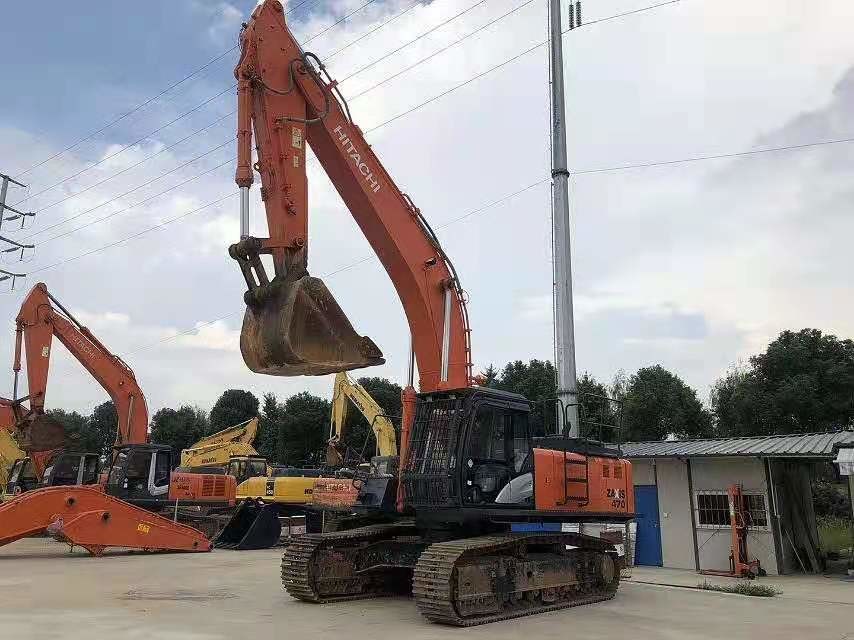 Quarry ZX470H-5G Hydraulic 47T Hitachi Crawler Excavator