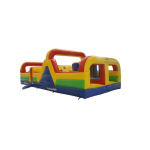 Attractive Small Largest Inflatable Obstacle Course Bright Silk Printing
