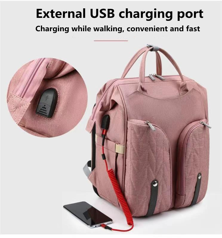 Moisture Proof Mommy Diaper Bag 600D multifunctional mommy bag