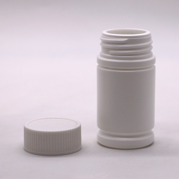 60ml HDPE Unique Design Plastic Bottle for Pill Capsule Tablet Medicine Supplement