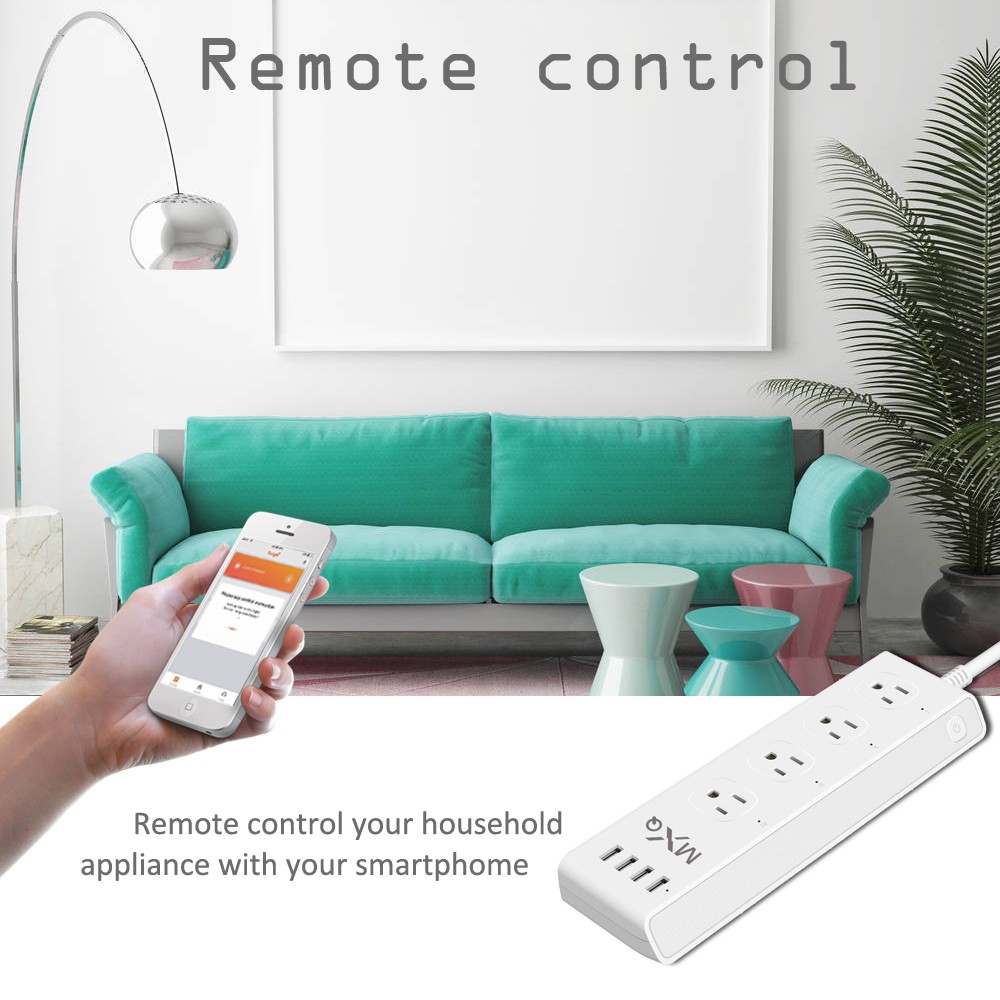 Alexa Power Outlet Extender WIFI Power Strip With Usb Ports IFTTT Support
