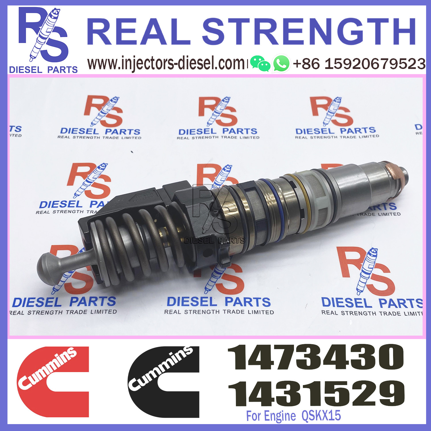 4076912 Cummins Diesel Injector 1521978 3331153 1764365 Diesel Unit Injector