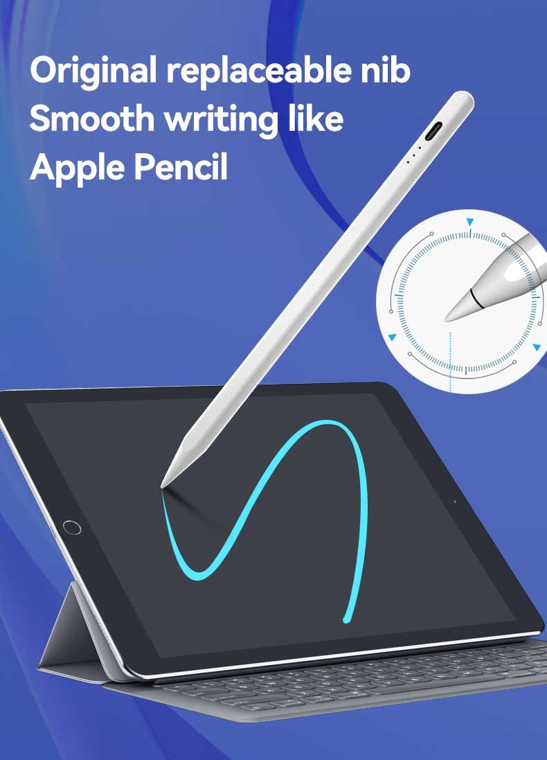 White Universal Active Stylus Pen Offers 10 Hours Of Usage Time