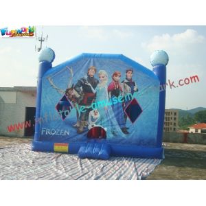  Popular Frozen Inflatable Bouncer Slide , Inflatable Frozen Castle Combo Slide Manufactures