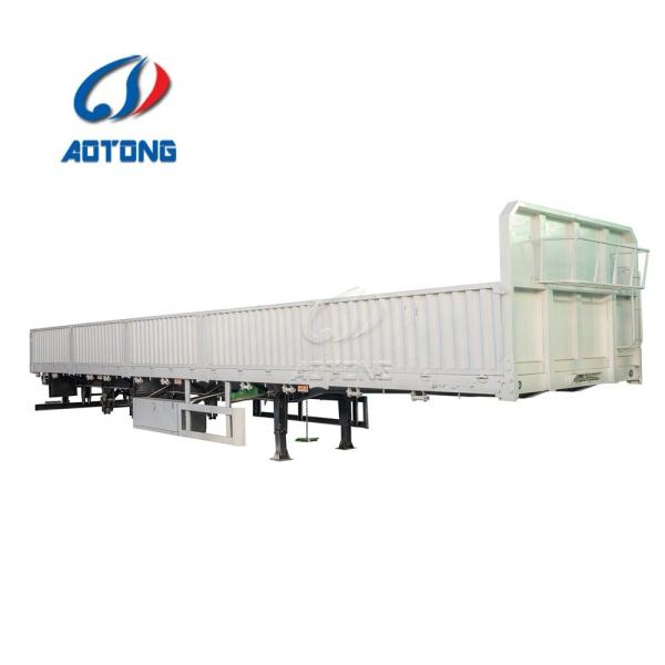 Standard 28Ton Landing Gear Semi-Trailer for 600-1000mm Side Wall Stake Fence