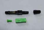 SC/APC quick assembly Fiber Optics Connector has easy assembly andexcellent