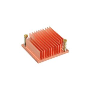 Pure Copper Skived Heatsink CNC machining Process Customized Fin Pitch