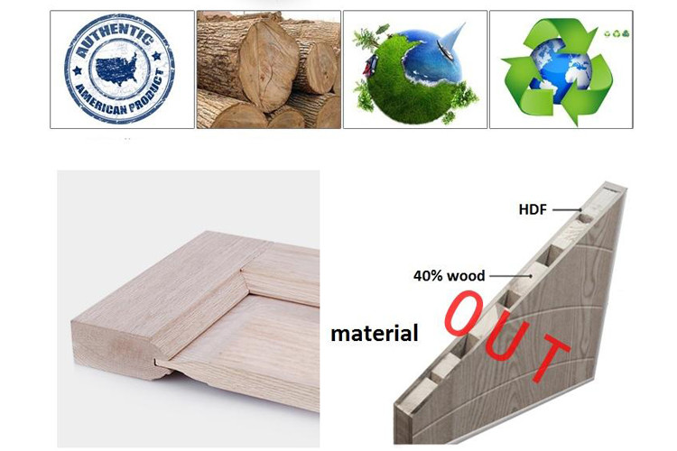 Soundproof Modern Entrance Doors Solid Exterior Main Pivot Wood