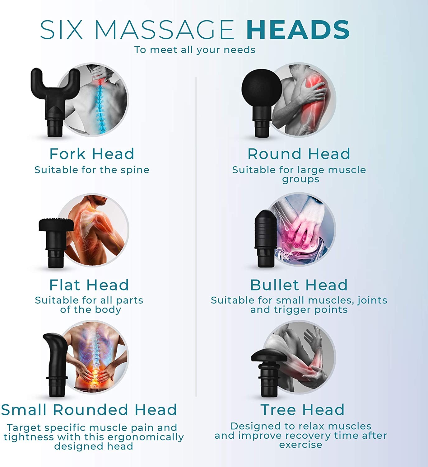 ROHS Brushless Motor Handheld Massager Gun Cordless 30 Speeds LCD Touch Screen
